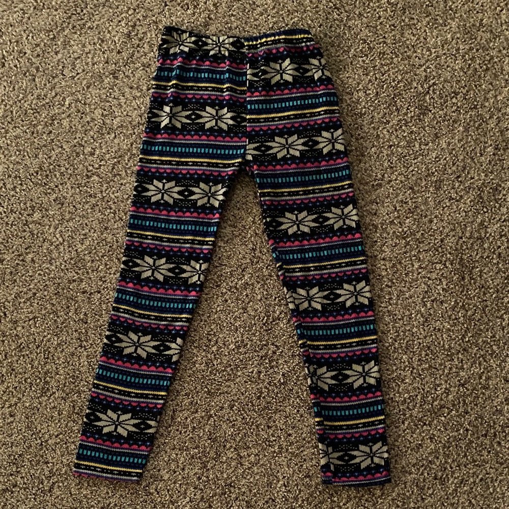Colorful Patterned Kids Leggings